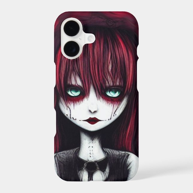 Red Haired Goth Girl (Back)