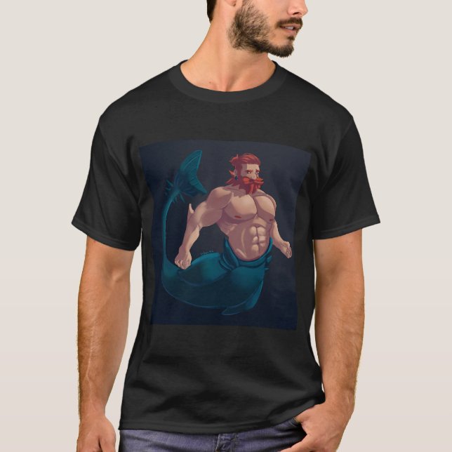 red-haired merman T-Shirt (Front)