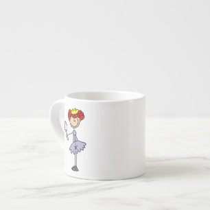 Red Haired Princess Espresso Cup