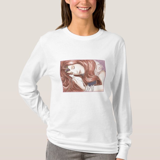 Red Haired Princess & her Rat T-Shirt (Front)