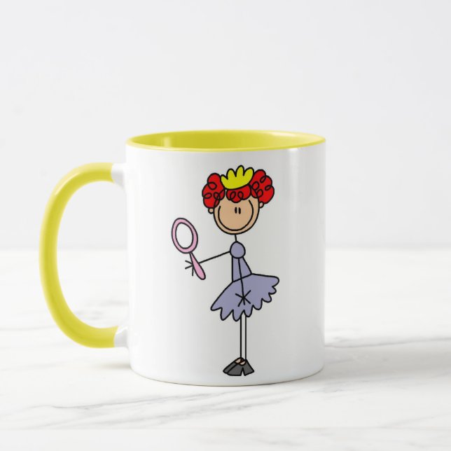 Red Haired Princess Mug (Left)