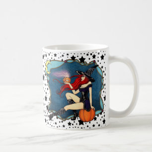 Red-haired Witch Halloween Coffee Mug