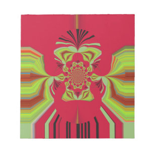 Red Hakuna Matata pattern Notepad