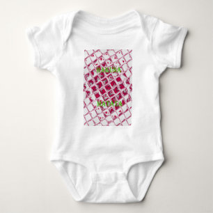 Red Hakuna Matata Style Baby Bodysuit