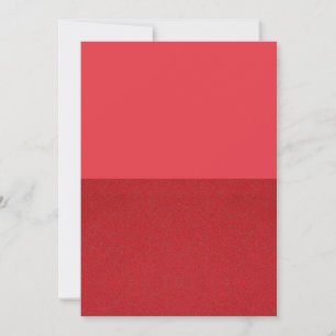 Red Half-Texture Thank You Card – Custom Bulk
