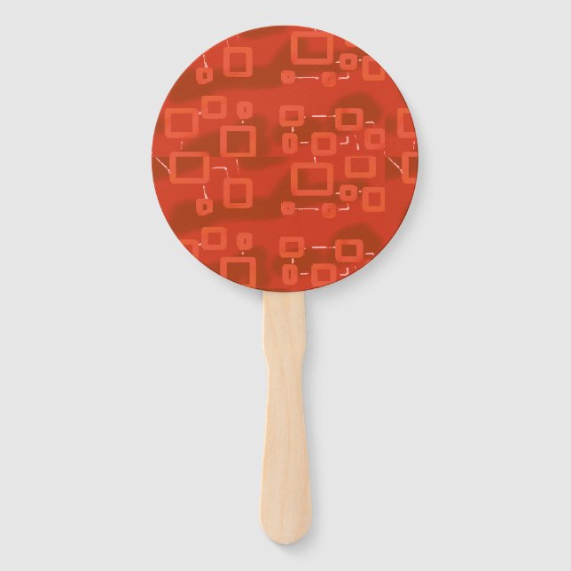 Red  hand fan (Front)