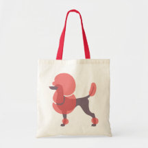 Red Handled Poodle Bag