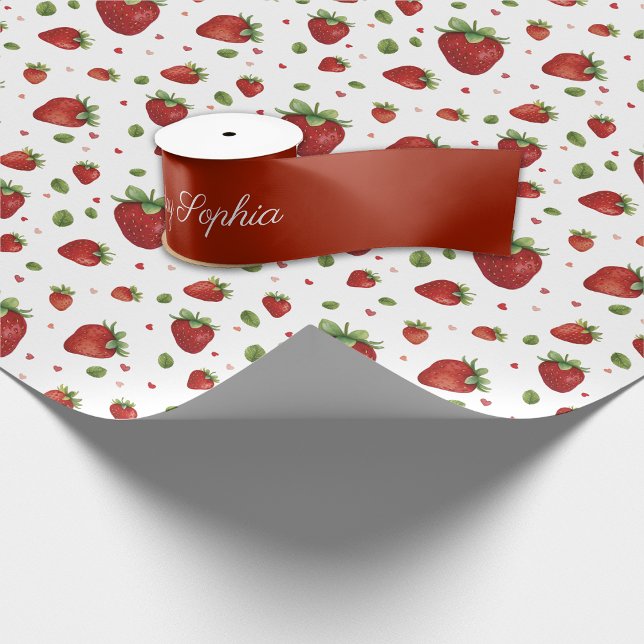 Red Happy Birthday  Satin Ribbon (Creator Uploaded)
