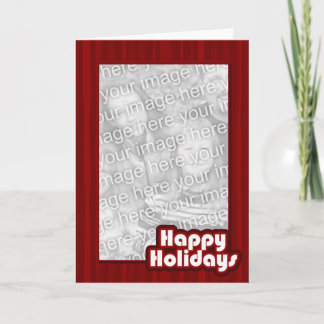 Red Happy Holidays Template - Customised