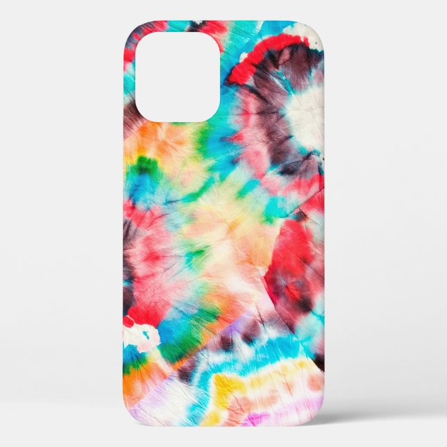 Red Hard Grunge. Shibori Pattern. Golden Brush Gra Case-Mate iPhone Case (Back)