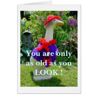 Red Hat Card, dress your goose