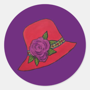 Red Hat Classic Round Sticker