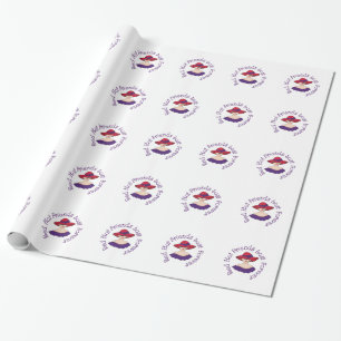 Red Hat Friends Wrapping Paper