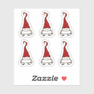 Red Hat Gnome Troll Guy Custom-Cut Vinyl Sticker