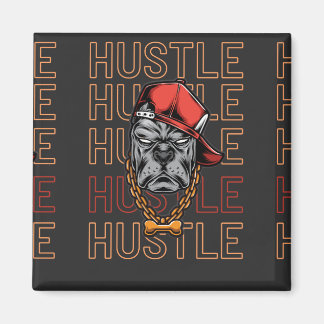 Red Hat Mad Dog Hustle Magnet