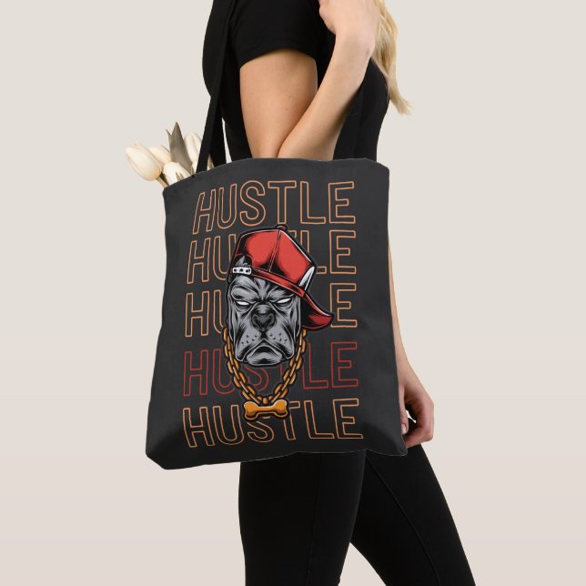  Red Hat Mad Dog Hustle  Tote Bag (Close Up)