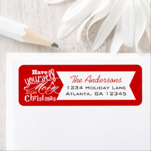 Red Have Yourself a Merry Little Christmas