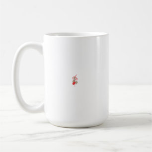 Red Hawaiian hibiscus with detailed petals and sta Coffee Mug