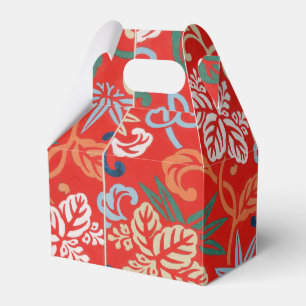 Red Hawaiian Japanese Kimono Favour Box