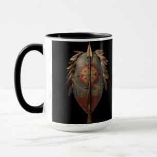 Red Hawk's Shield and Lance Mug