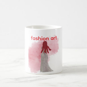 Red Head Fashionista Coffee Mug