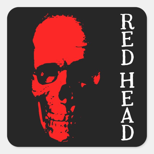 Red Head Sticker (Front)