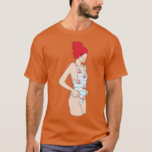 Red head Swimsuit Bae T-Shirt