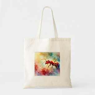 Red Headed Ant 310724AREF104 - Watercolor Tote Bag