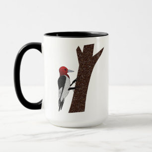 Red Headed Woodpecker Mug