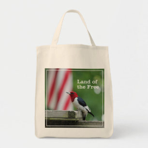 Red-headed Woodpecker Tote Bag