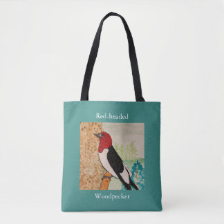 Red-headed Woodpecker Tote Bag