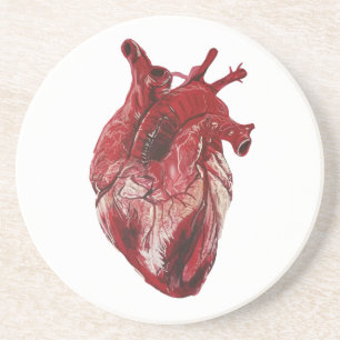 Red Healthy Heart Coaster