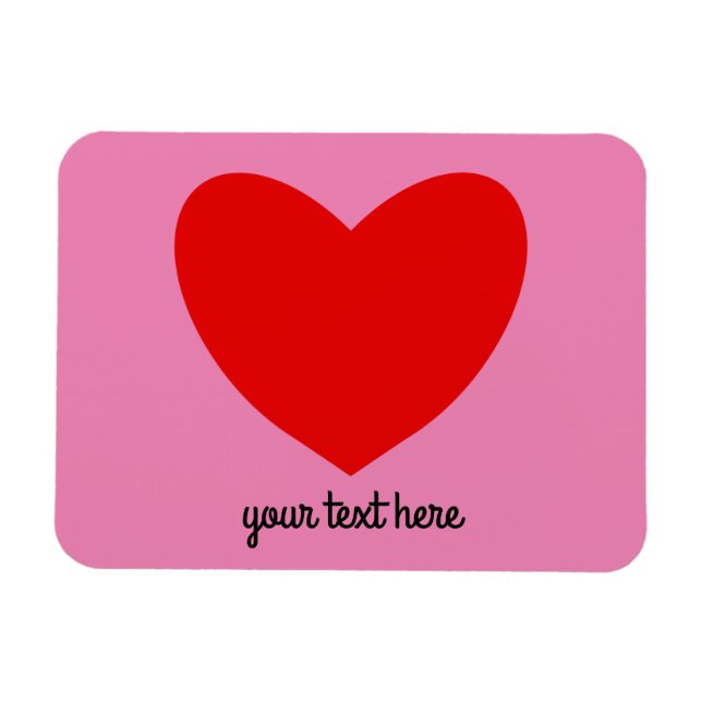 Red Heart #1 Magnet (Horizontal)