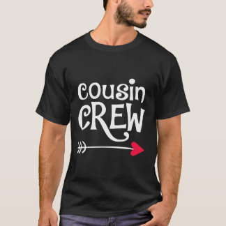 Red Heart And Arrow Cousin Crew Kids And Girls T-Shirt