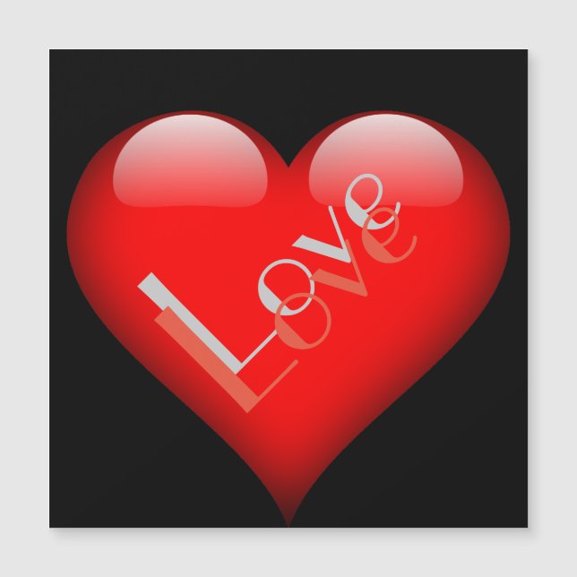 Red Heart Attractive Parisian Love Wedding (Front)