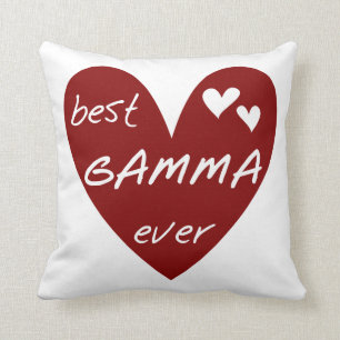 Red Heart Best Gamma Ever Gifts Cushion