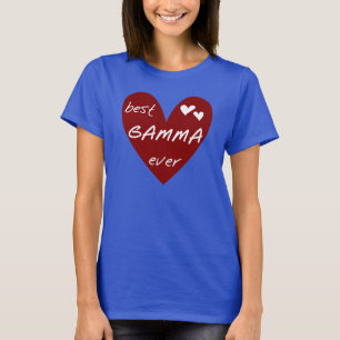 Red Heart Best Gamma Ever Tshirts and Gifts