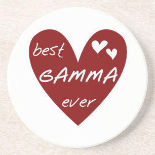 Red Heart Best Gamma Ever Tshirts and Gifts Coaster