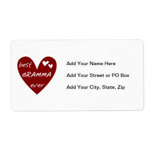 Red Heart Best Gramma Ever T-shirts and Gifts