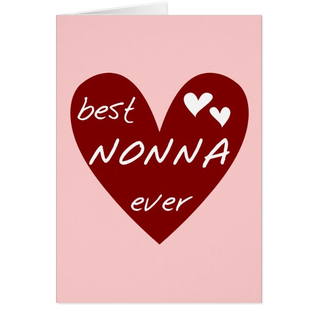 Red Heart Best Nonna Ever T-shirts gifts (Front)