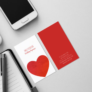Red Heart  Business Card