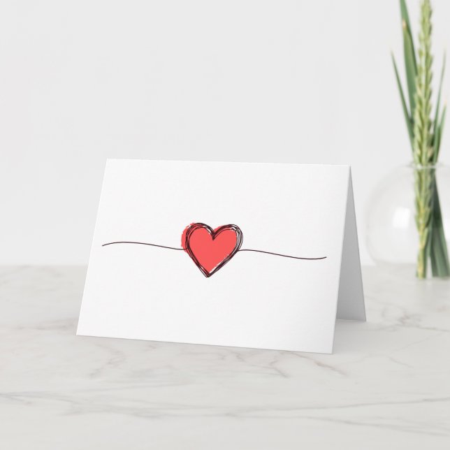 Red Heart Card (Front)