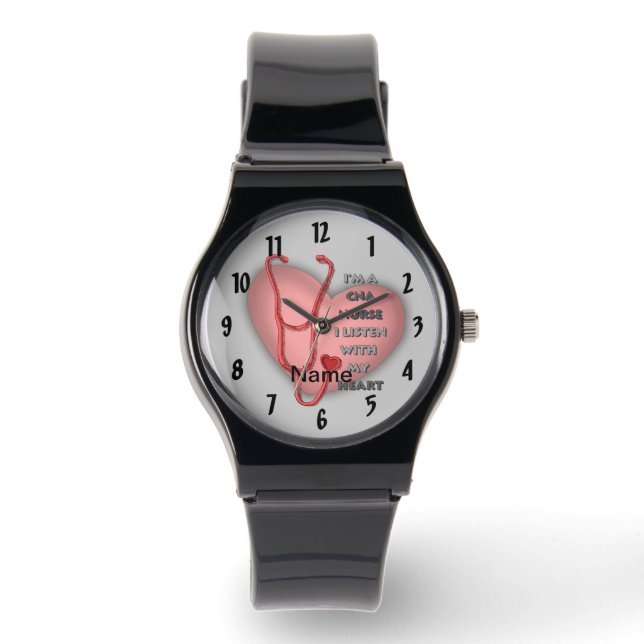 Red Heart CNA Nurse Watch (Front)