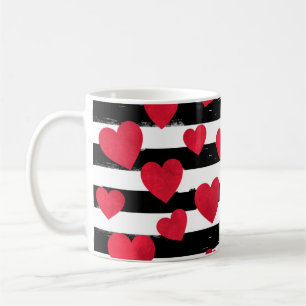 Red Heart Coffee Mug