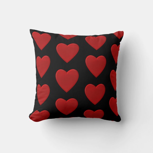 Red Heart Cushion (Front)
