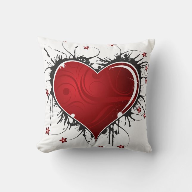 Red Heart Cushion (Front)