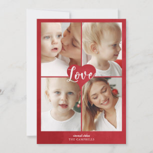 Red Heart Cute Love Photo Valentine Day Holiday Ca