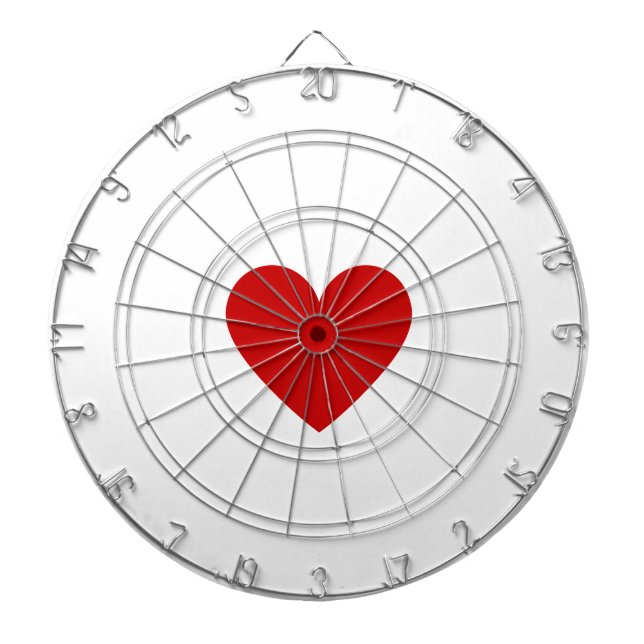 Red Heart Dartboard (Front)