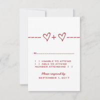 Red Heart Equation Response Card