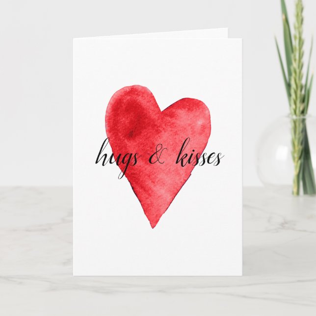 Red Heart Holiday Card (Front)